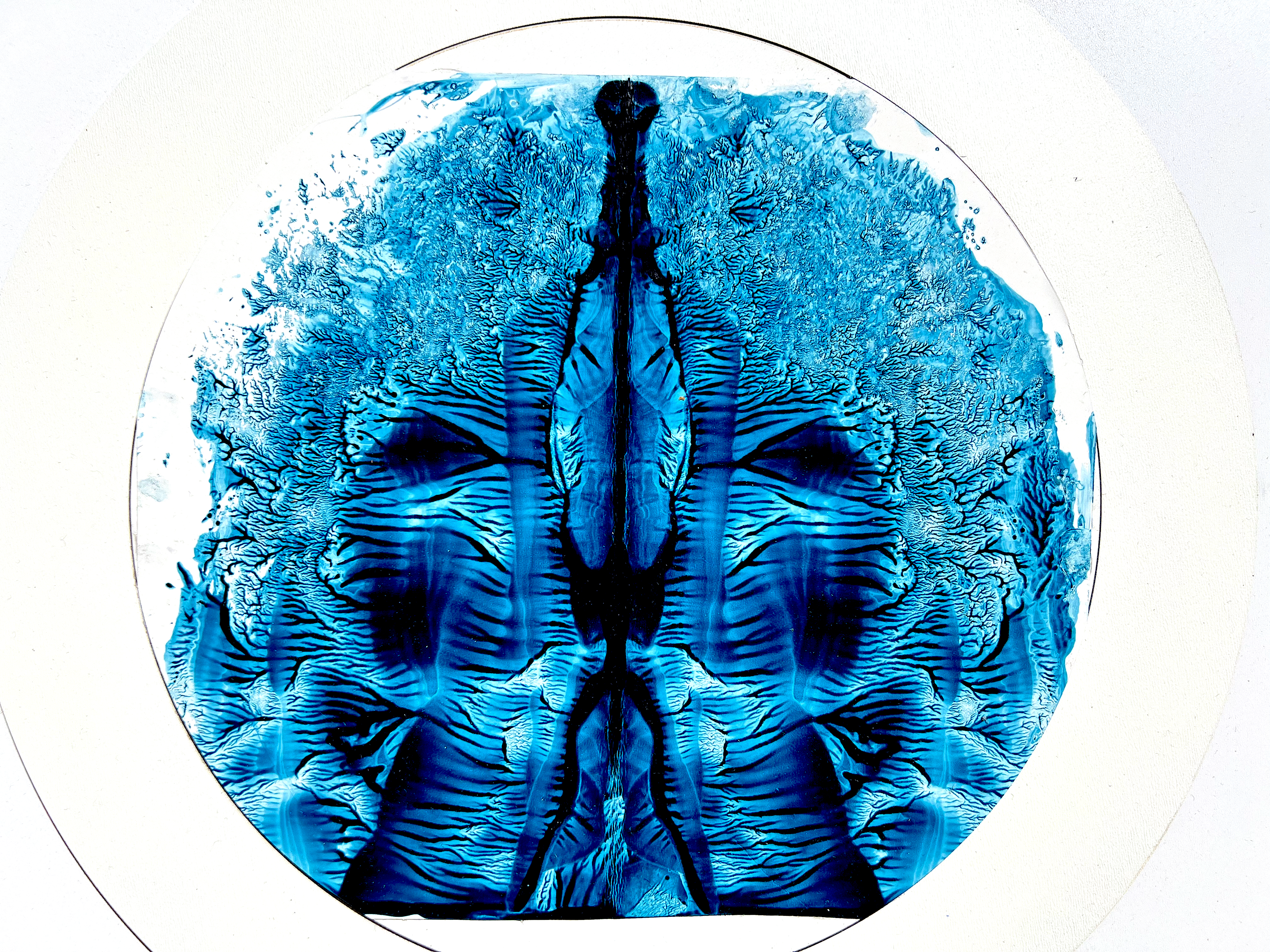 Duralit Üzerine Akrilik 30x30 cm İçgen 2024